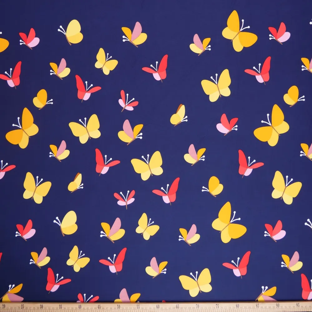 MINÚSCULO FOURWAY ESTAMPADO AZUL ECLIPSE CON MARIPOSAS