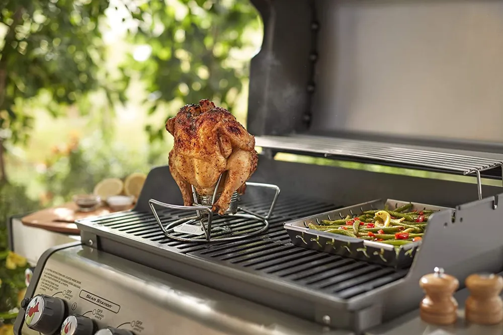Accesorio para asador cocina aves simple Weber