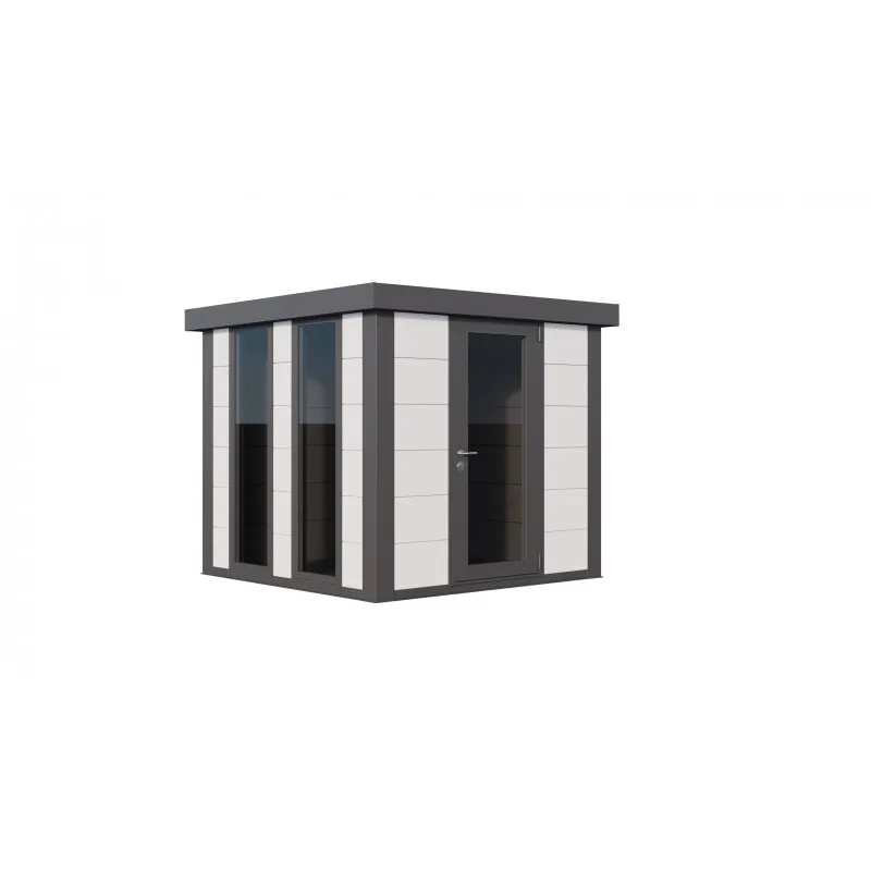 Caseta de jardin nh4 iluminado | blanco | 238 x 238 - novo habitat