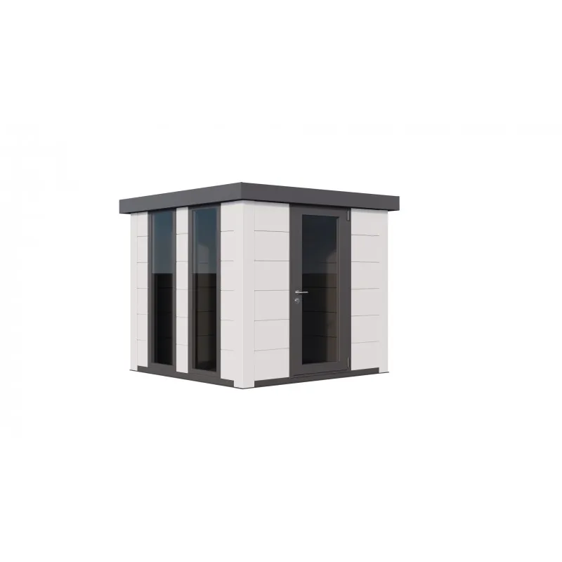 Caseta de jardin nh4 iluminado | blanco / blanco | 238 x 238 - novo habitat