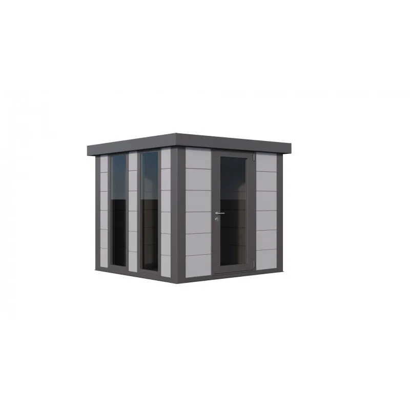 Caseta de jardin nh4 iluminado | gris nítido | 238 x 238 - novo habitat