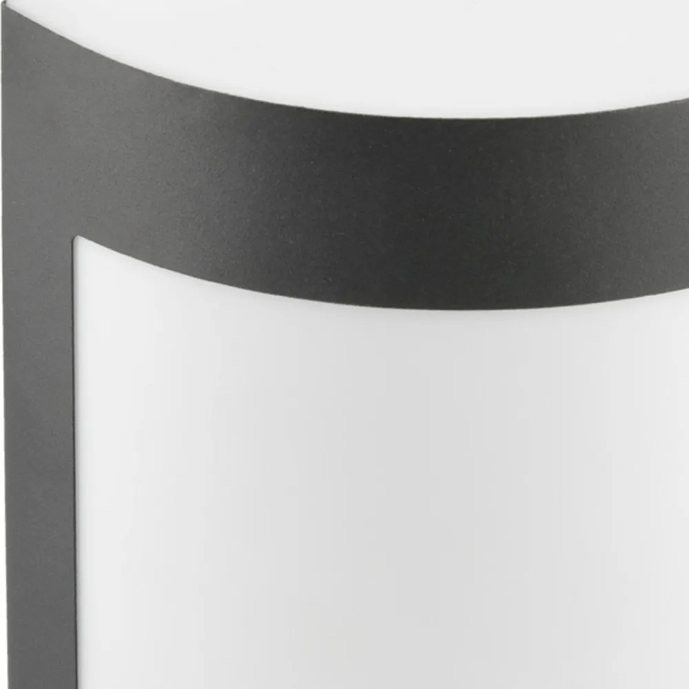 Cgc lighting aplique de exterior curvo negro para jardín número de casa E27
