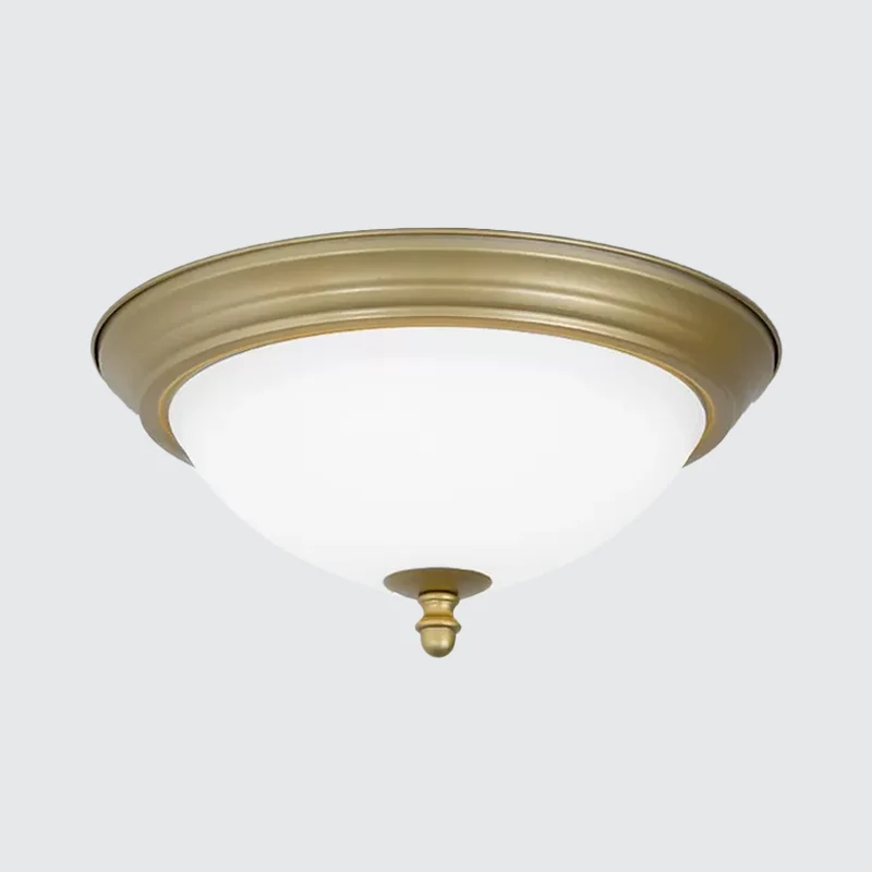 Iluminación de techo LED en forma de cuenco, accesorio minimalista de montaje empotrado en vidrio negro/bronce/café oscuro...