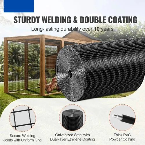 24 Inch X 100 Ft Galvanized Wire Red Roll and 19Gauge Chicken Wire Chicken Coop Barrier, Rabbit Snake Fences, Poultry Encl...
