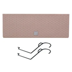 Jardinera Para Balcón Rato Case W , Dimensiones (Mm) 580X180X195, Color Mocca