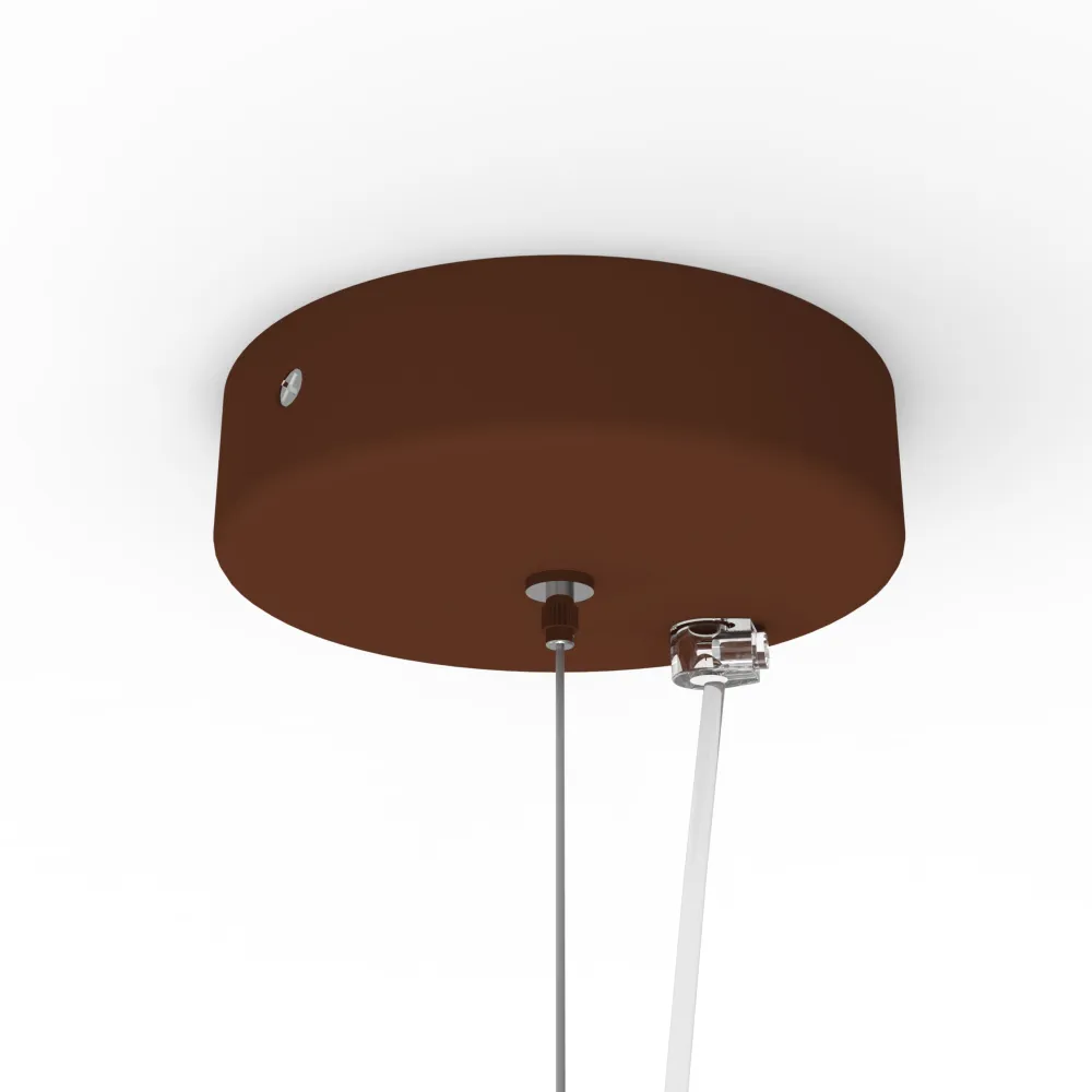 Joe lámpara pendiente, 1x E27, max 42w, corten marrón, d.50cm