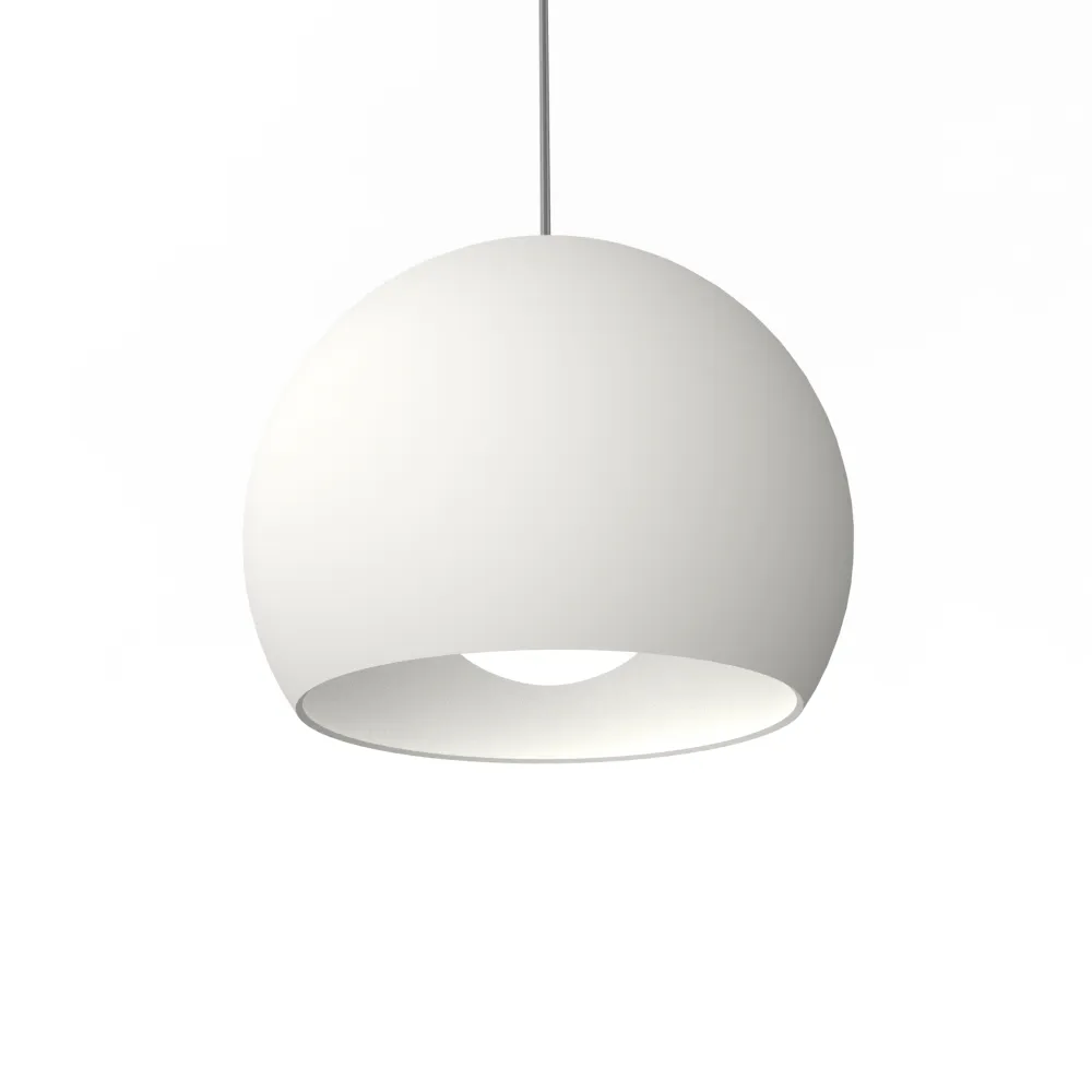 Joe lámpara pendiente, 1x E27, max 42w, blanco mate, d.25cm