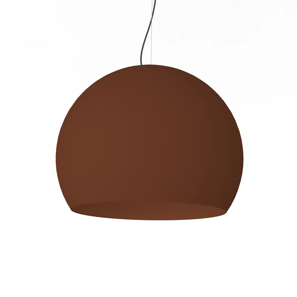 Joe lámpara pendiente, 1x E27, max 42w, corten marrón, d.50cm