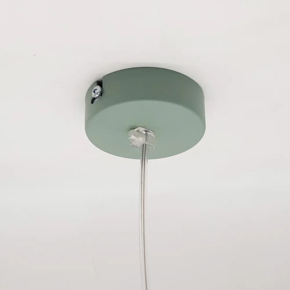 Joe lámpara pendiente, 1x E27, max 42w, verde glacial, d.40cm