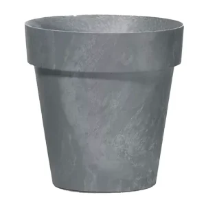 Maceta Cube Beton Effect 2,2L., Dimensiones (Mm) 170X170X150, Color Marengo