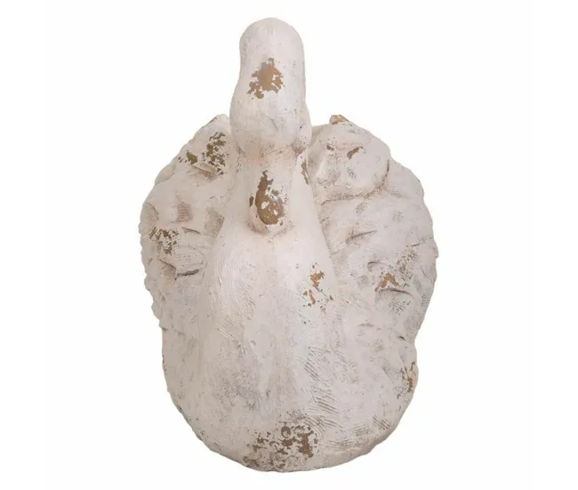 Macetero Alexandra House Living Swan Fibra de Vidrio Magnesio 36 x 46 x 61 cm