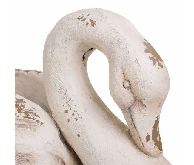 Macetero Alexandra House Living Swan Fibra de Vidrio Magnesio 36 x 46 x 61 cm