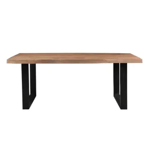 Mesa de comedor L.240 cm-10/12 p, mango macizo "Tree top", Archi negro