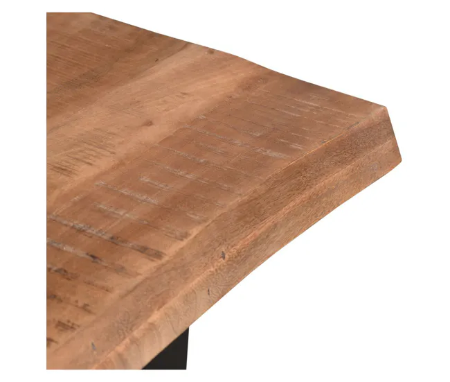 Mesa de comedor L.240 cm-10/12 p, mango macizo "Tree top", Archi negro
