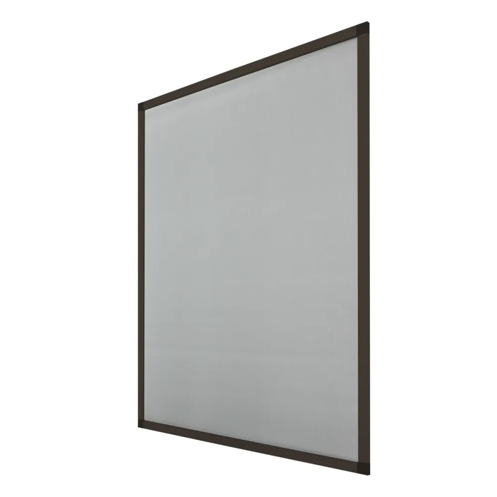 Mosquitera para ventana 120x140 cm marrón ecd germany