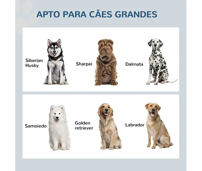 PawHut Comedero Elevado para Perros Grandes Cuencos para Perros con 2 Tazones 2000ml de Acero Inoxidable y Cajón Oculto So...