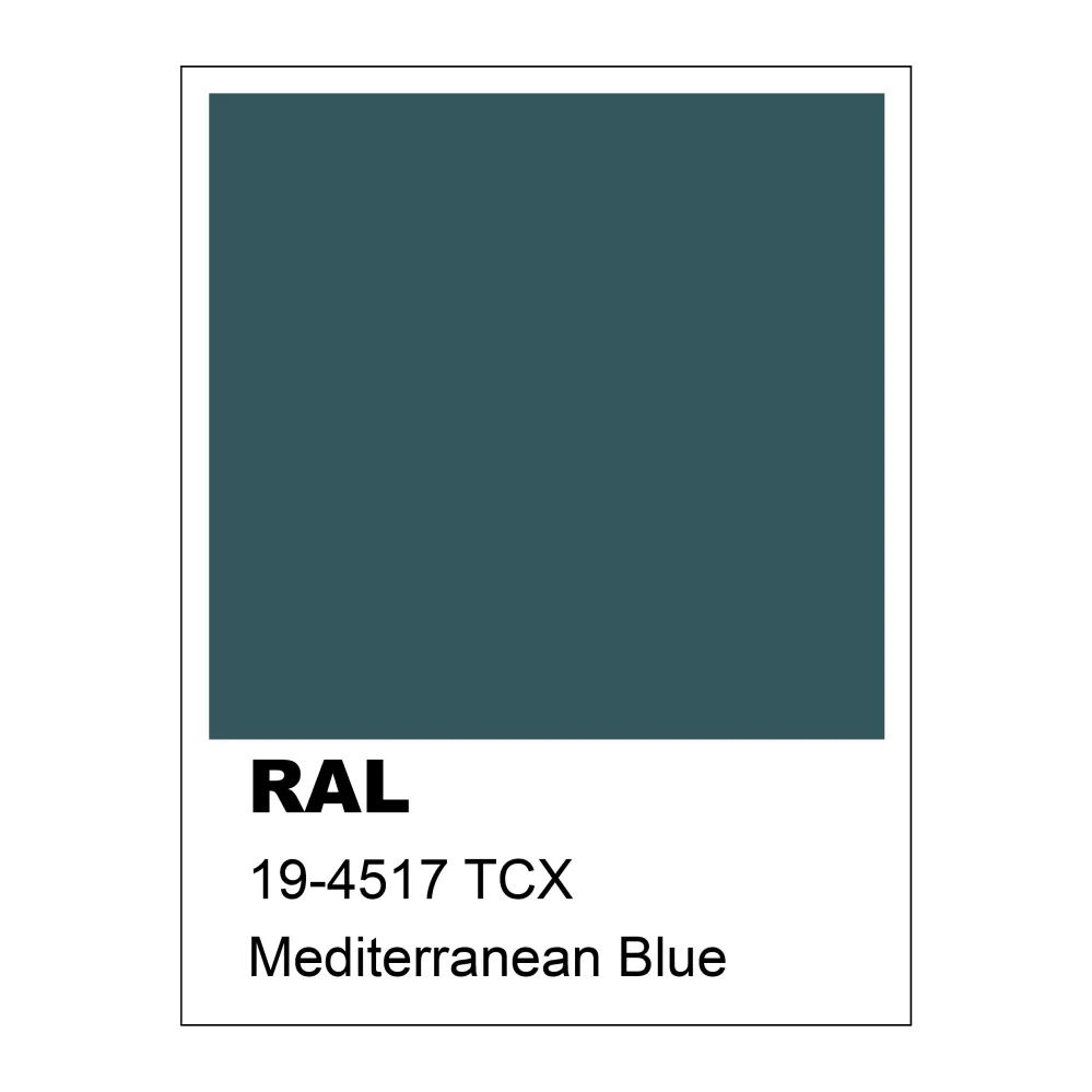Pinocchio lámpara pendiente, 1x E27, max 42w, azul mediterráneo, d.50cm