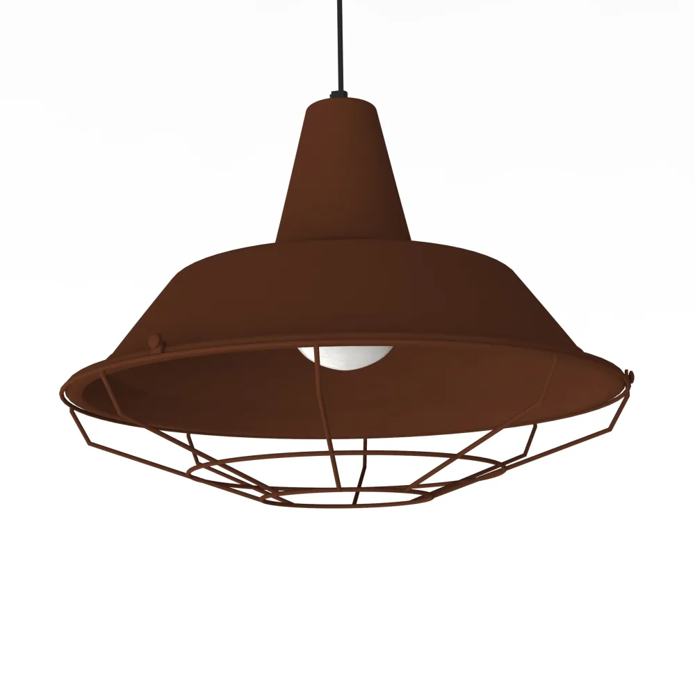 Tivoli lámpara pendiente, 1xE27, max 42w, corten marrón, d.35cm