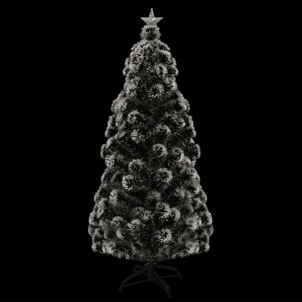 Vidaxl arbol de navidad artificial con soporte/led fibr verde