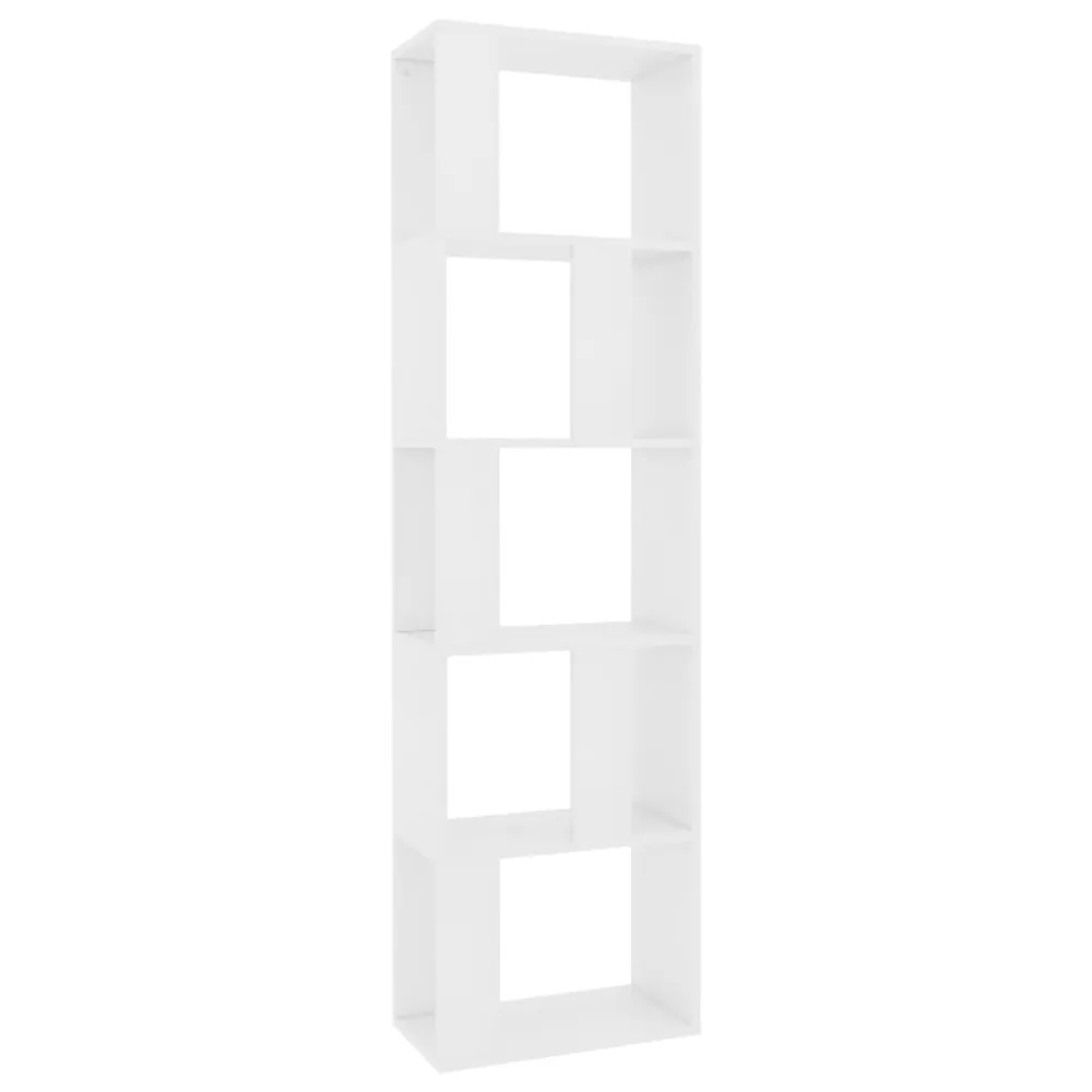 vidaXL estanterí/divisor madera contrachapada blanco 45x24x159 cm