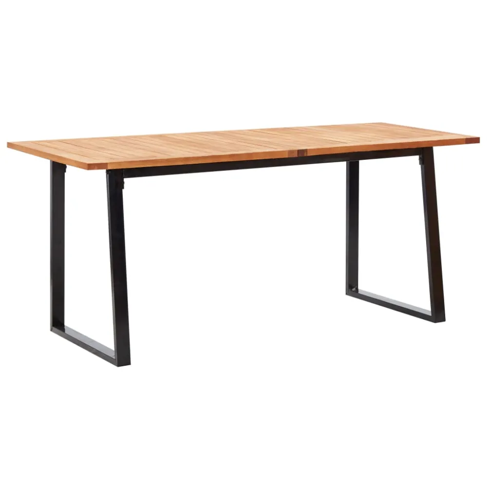 vidaXL set comedor jardín 9 pzas ratán sintético y madera acacia gris