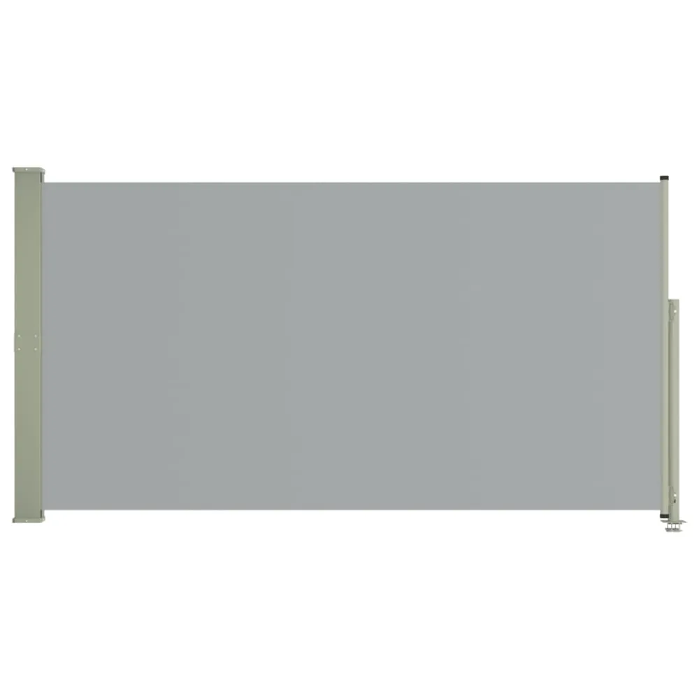 vidaXL toldo lateral retráctil de jardín gris160x300 cm