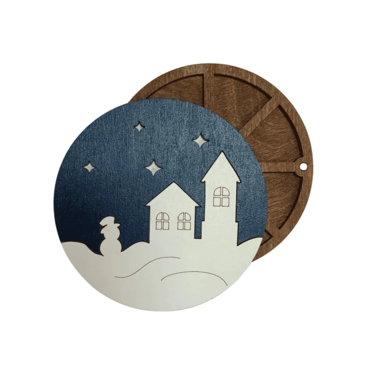 Winter houses. Organizador para perlas y abalorios de Wizardi KF027/71