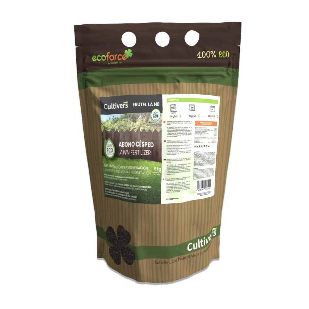 Abono Césped Ecológico Cultivers 2x1kg para Cultivo de Lechugas