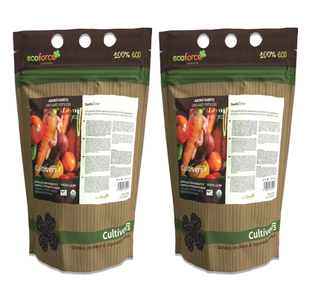 Abono Huerto Ecológico Cultivers 1 Kg Compatible con Soluciones /B