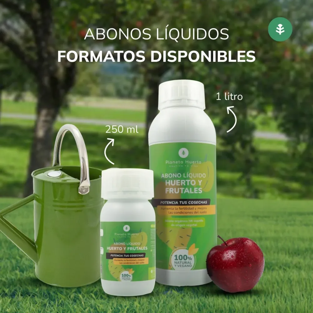Abono Líquido Huerto y Frutales Planeta Huerto 1 l para Cultivo Interior | Envío Rápido
