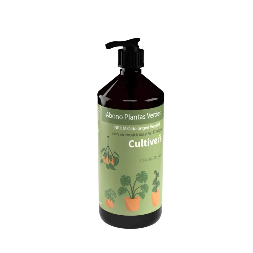 Abono Plantas Verdes Cultivers 1 L | Medidor de EC Incluido |