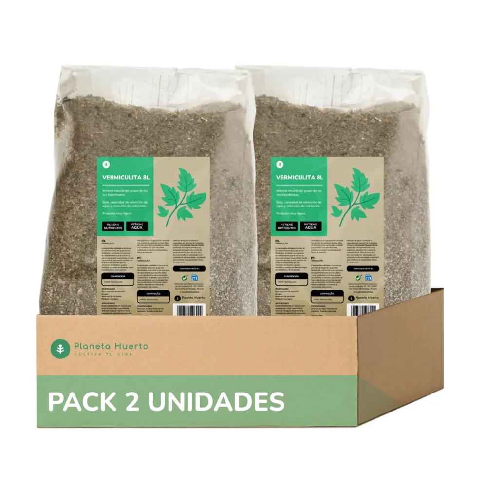 Cultivador Vertical Vermiculita Planeta Huerto 16 Litros