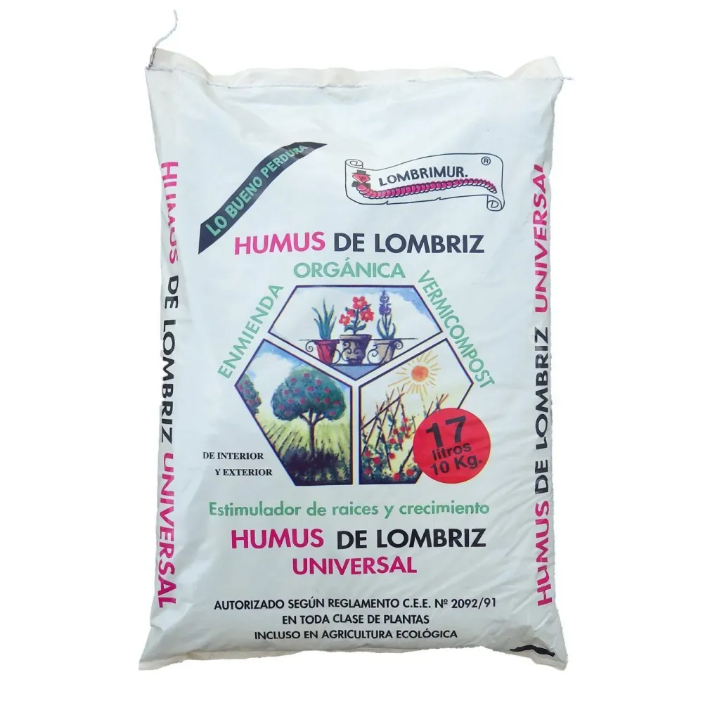 Humus de lombriz Lombrimur 17 L con Garantí de 2 ños
