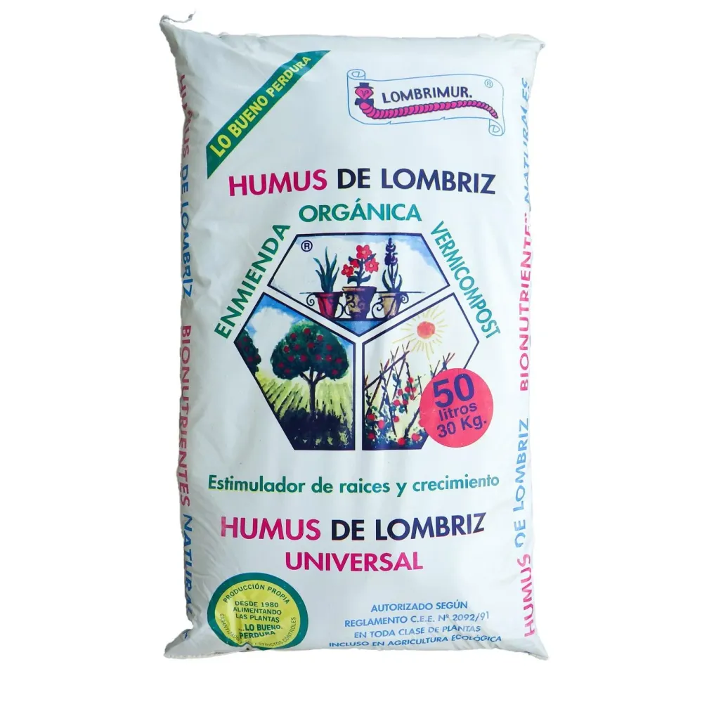 Humus de lombriz Lombrimur 50 L con Garantí del Fabricante