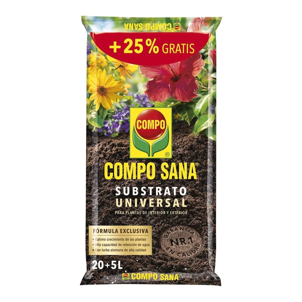 Profesional Certificado Compo Sana Sustrato Estándar 50 L