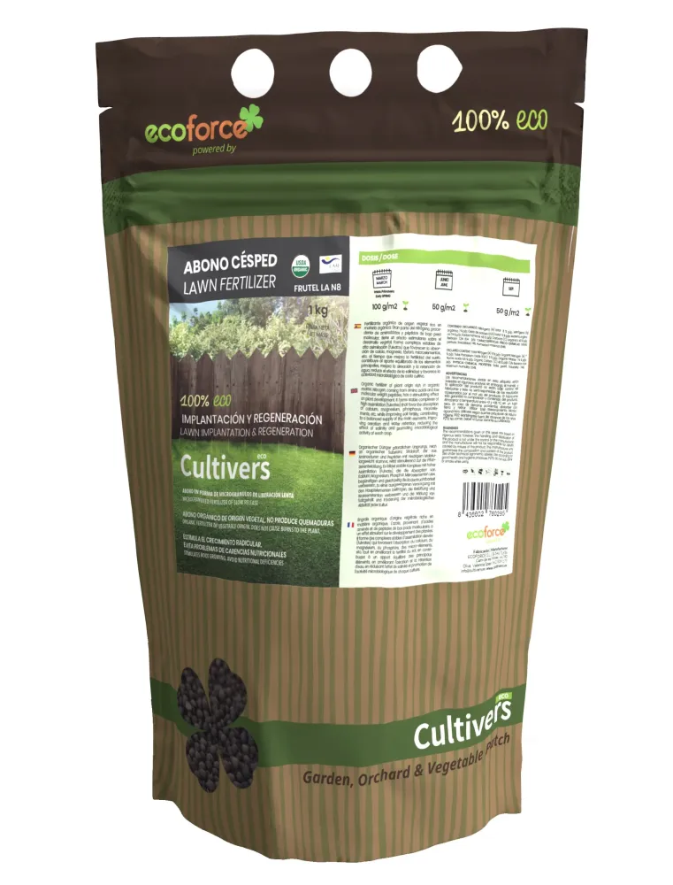 Sistema Hidropónico Premium Abono Césped Ecológico Cultivers 1 Kg
