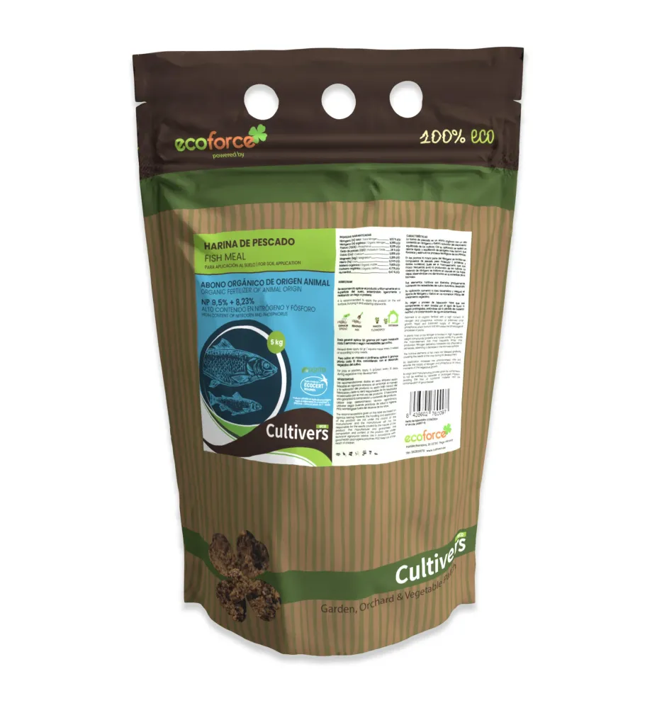 Solución Nutriente Harina De Pescado Cultivers 2x1kg