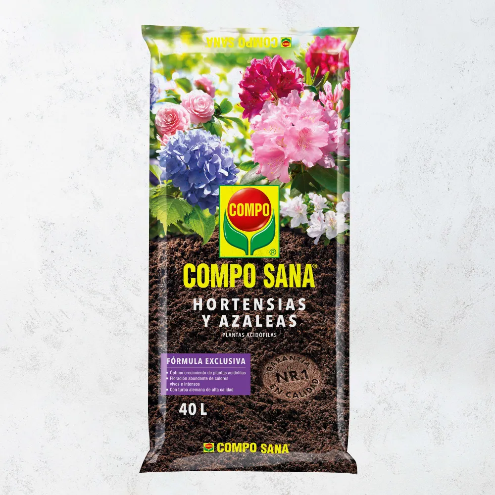 Tierra hortensias y azaleas Compo Compatible con Soluciones /B
