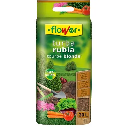 Turba Rubia Flower 20 L (Sistema DWC)