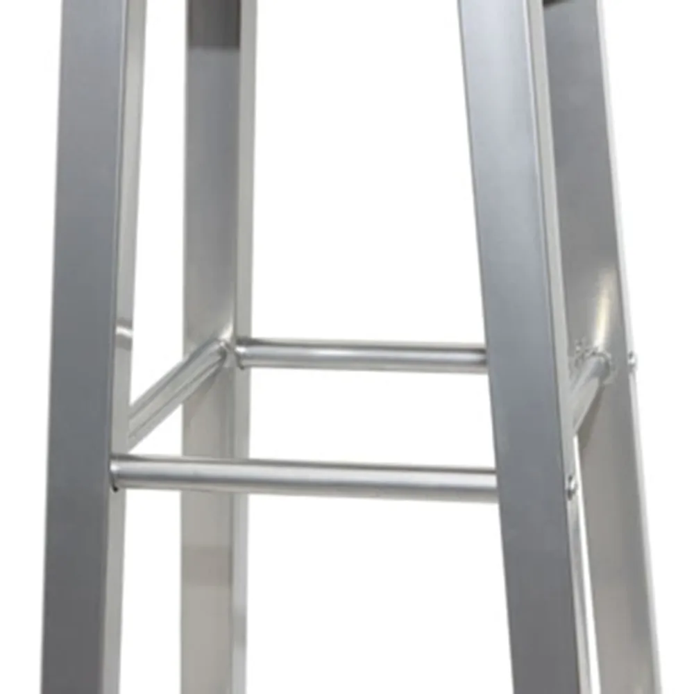 Resistente la Intemperie vidaXL taburetes de cocina 4 unidades mdf plateado y marrón