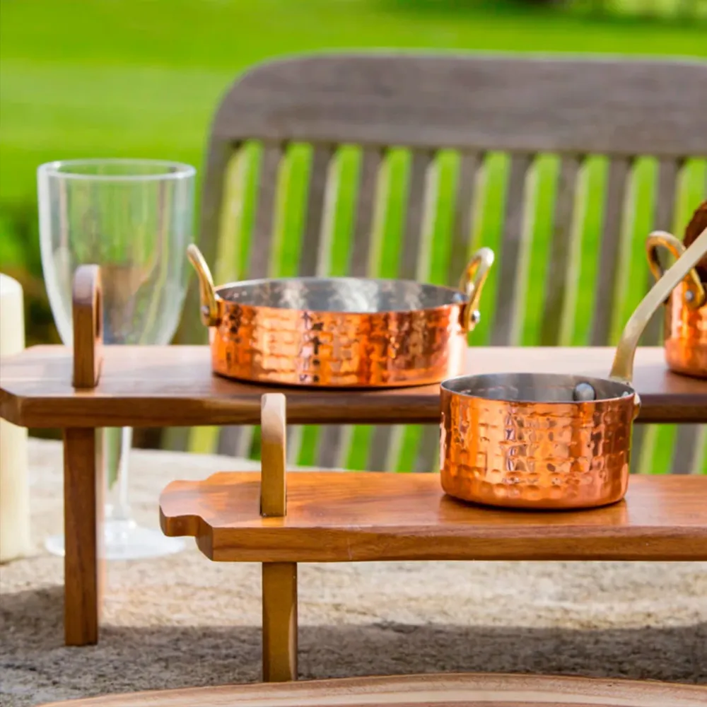 Tabla estante de madera acacia Artesà KitchenCraft para Asar la Parrilla