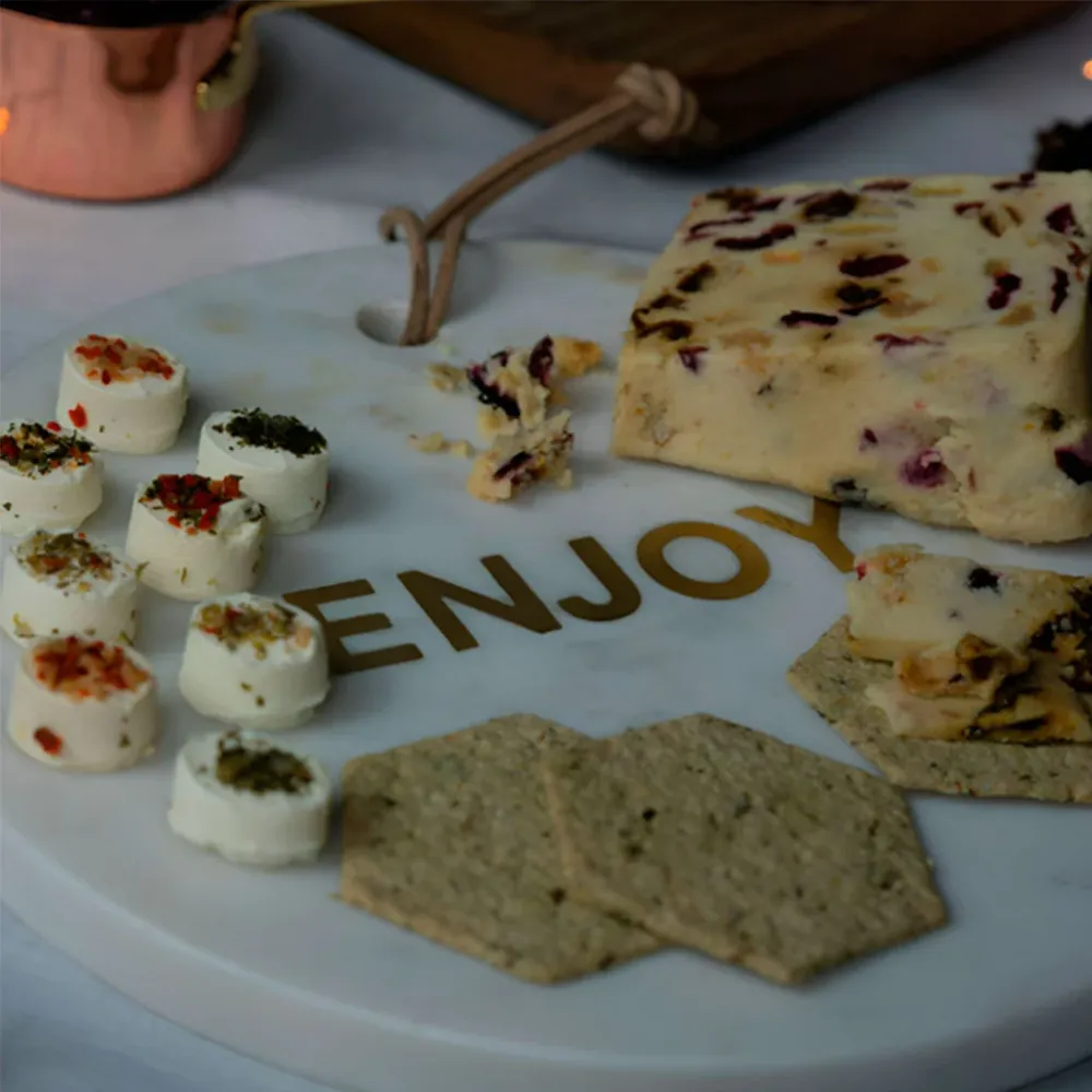 Tabla de mármol redonda "Enjoy" Artesà KitchenCraft | Garantí Incluida
