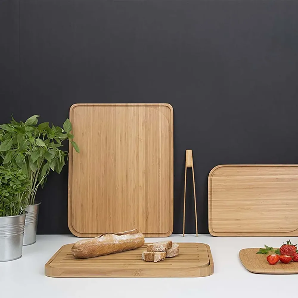 Tabla para el pan de bambú Pebbly Lavable en Lavavajillas