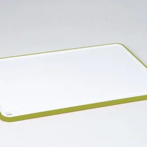 TABLA PARA PICAR VIENA CON BORDE VERDE ANTIDERRAPANTE Acero Inoxidable de Grado Alimenticio