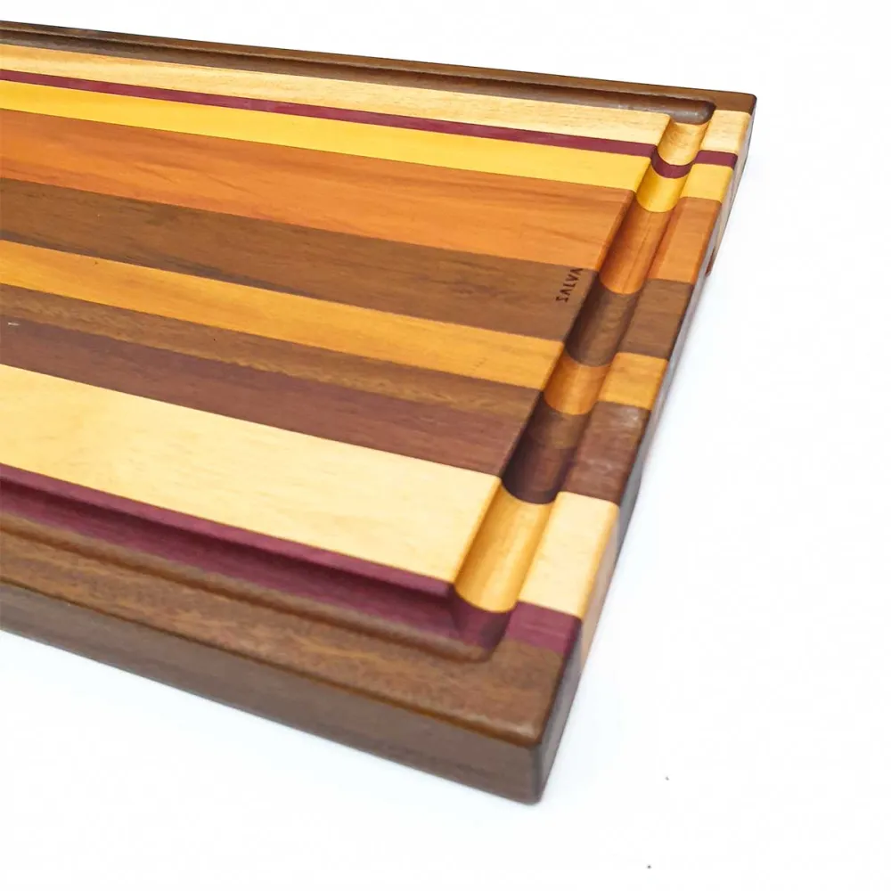 Tabla de picar parrillera típico SALVA 45x30x3 cm