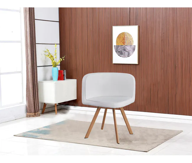 Mesa de Centro Mesa de Cristal Cuadrada TEKA Marrón + 4 sillas Poli-Piel 100x100CM