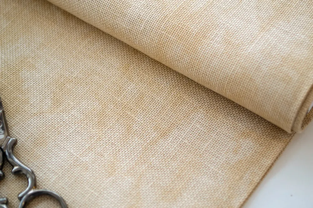 3281/3009 Tela Cashel 28 ct. Marmoleada Nostálgico Country ZWEIGART 100% lino