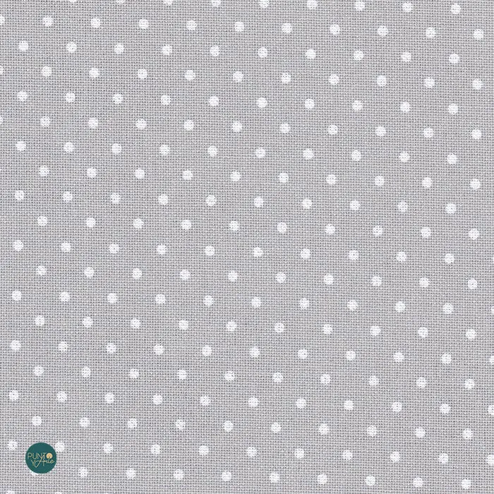 3984/7349 Tela Murano Lugana 32 ct. Petit Point Ceniza de ZWEIGART Resistente la Lluvia