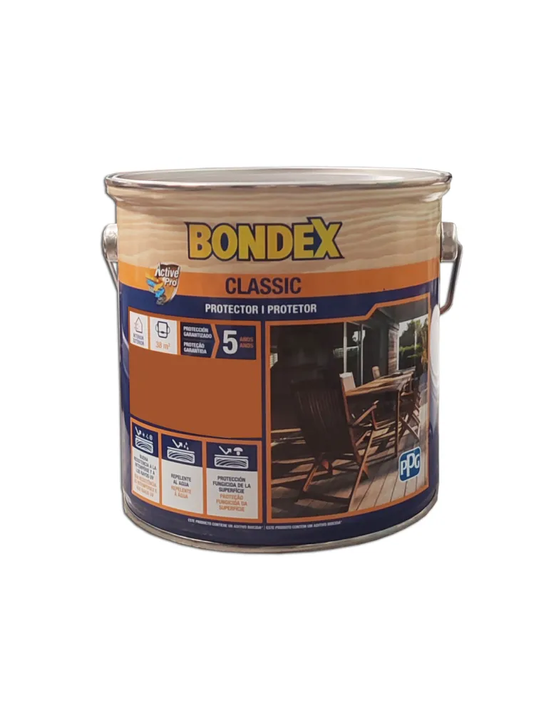Bondex protector clásico mate 2,5 lt (macassar 738)