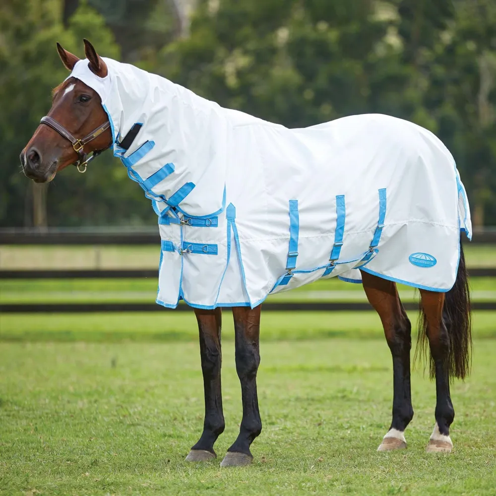 Concentrado para Comfitec manta Sweet Itch Anti-eccema con cuello fijo White/Blue 140